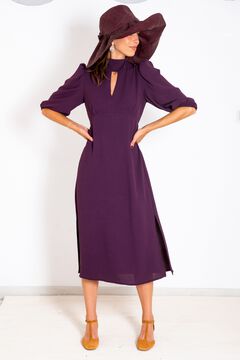 Cul Sac Puffed sleeve midi dress