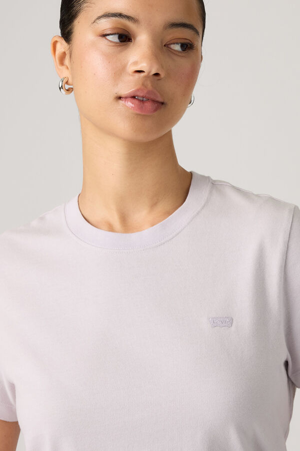 Levi's T-shirt de manga curta com logo rosa