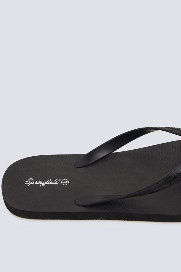 Springfield Toe post sandal black