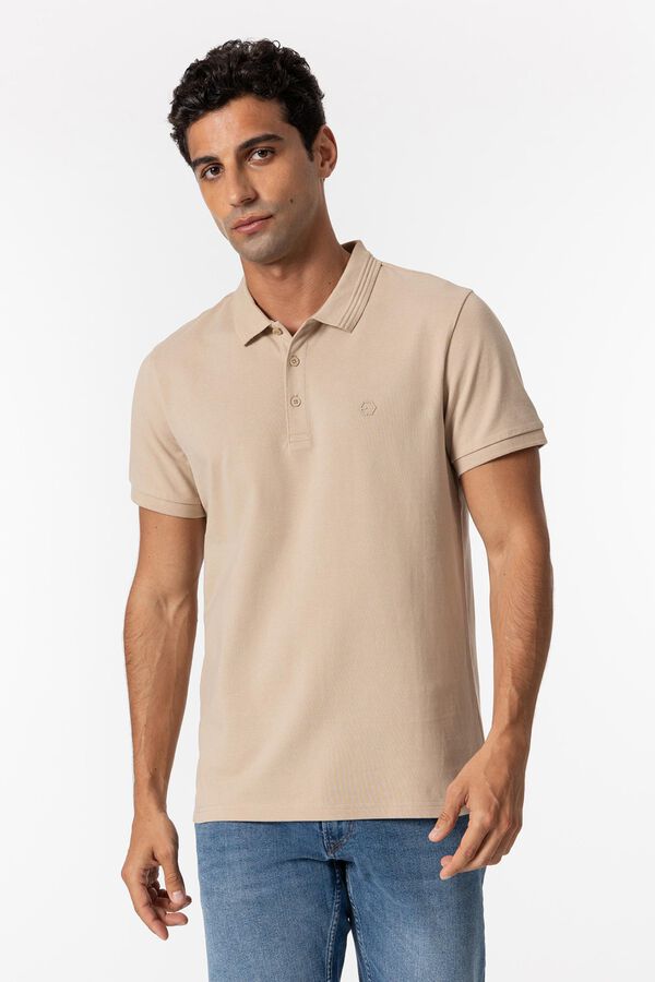 Tiffosi Piqu&eacute; Polo Shirt nude