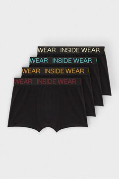 Inside Pack 4 calzoncillo boxer