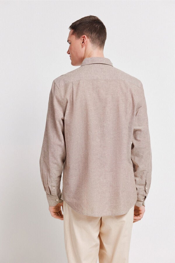 Springfield Linen shirt nude