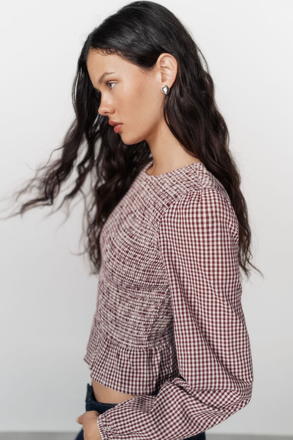 High Spirits Plaidie Blouse printed