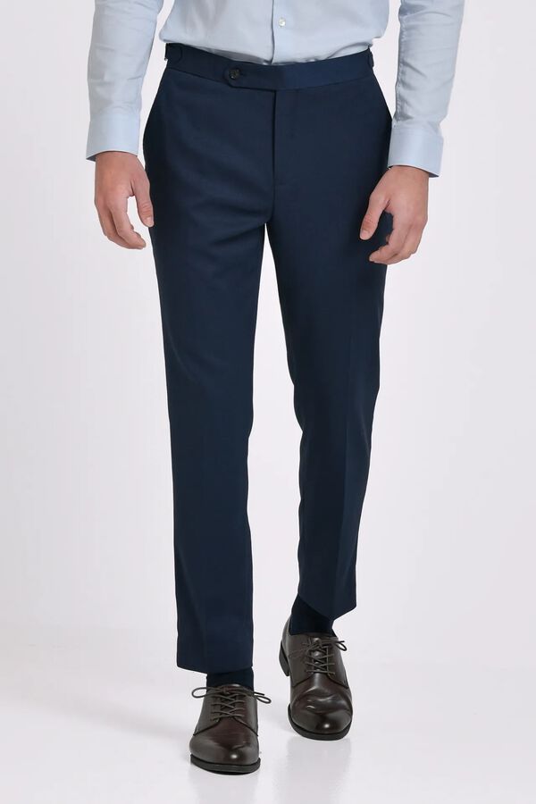 JVZ Suit trousers with loops blue