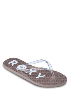 Roxy Flip-Flops mit Metall-Logo-Riemen