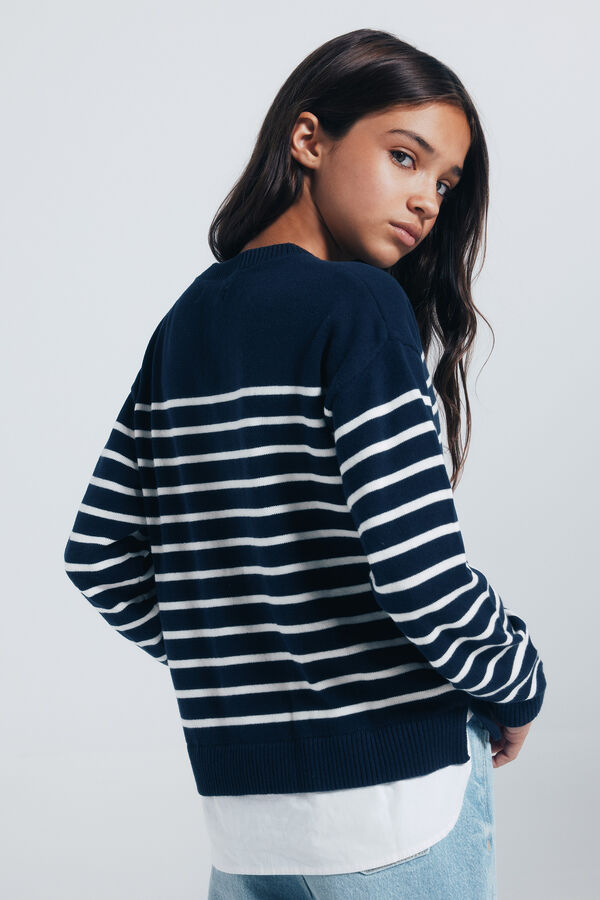 Springfield Kids Suéter de marinheiro para menina azul