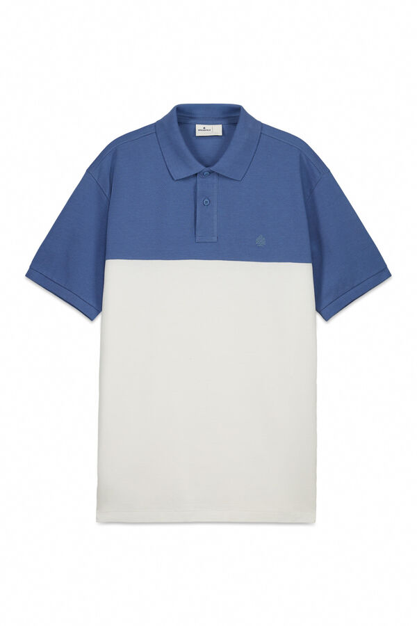 Springfield Polo regular fit em piqu&eacute; azul