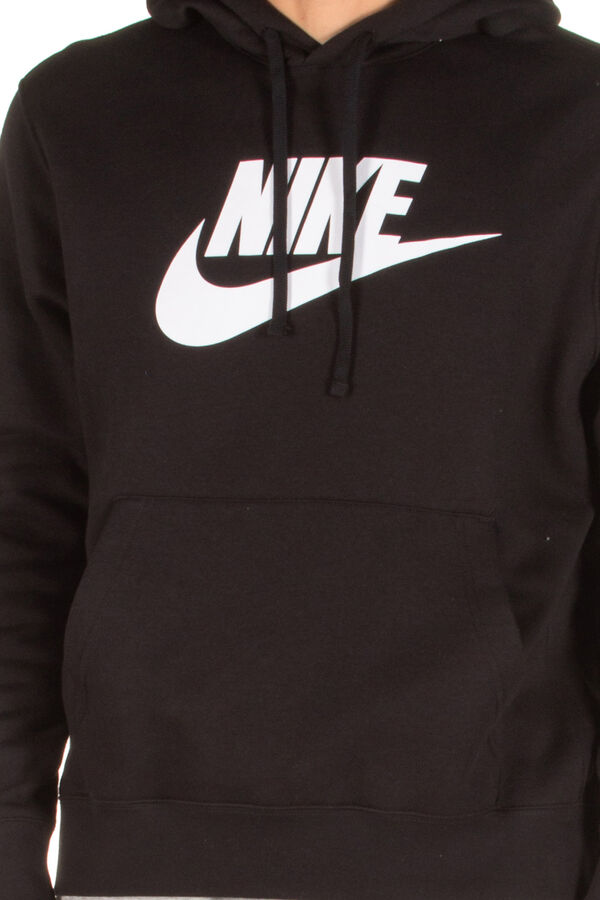 Springfield Sudadera con capucha Nike Sportswear Club Fleece negro