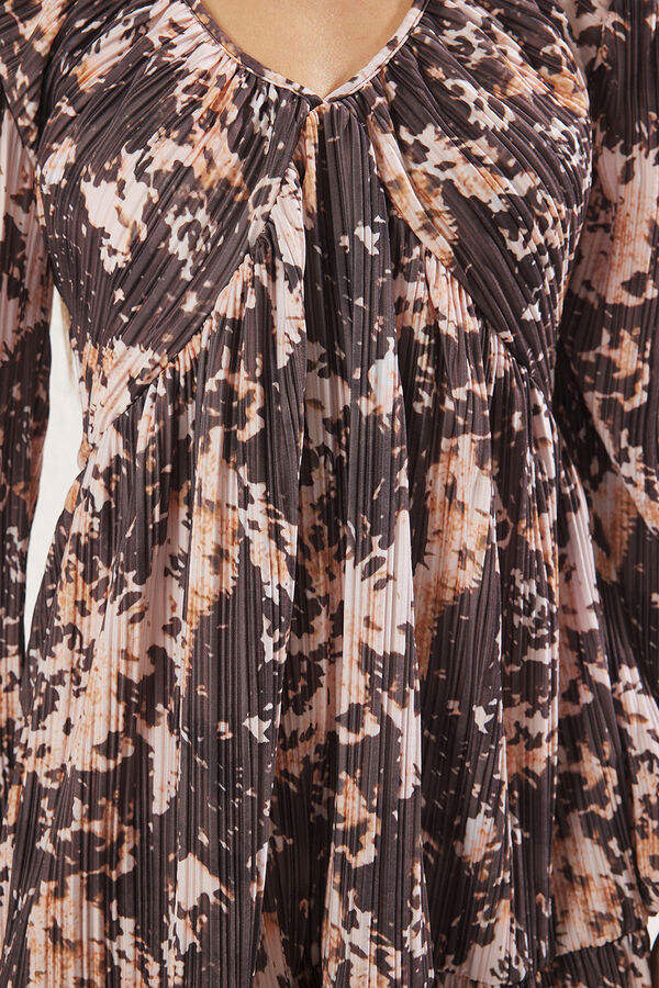 Trendyol Mini dress with ruffles printed