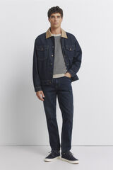 Springfield Very dark blue skinny fit jeans blue