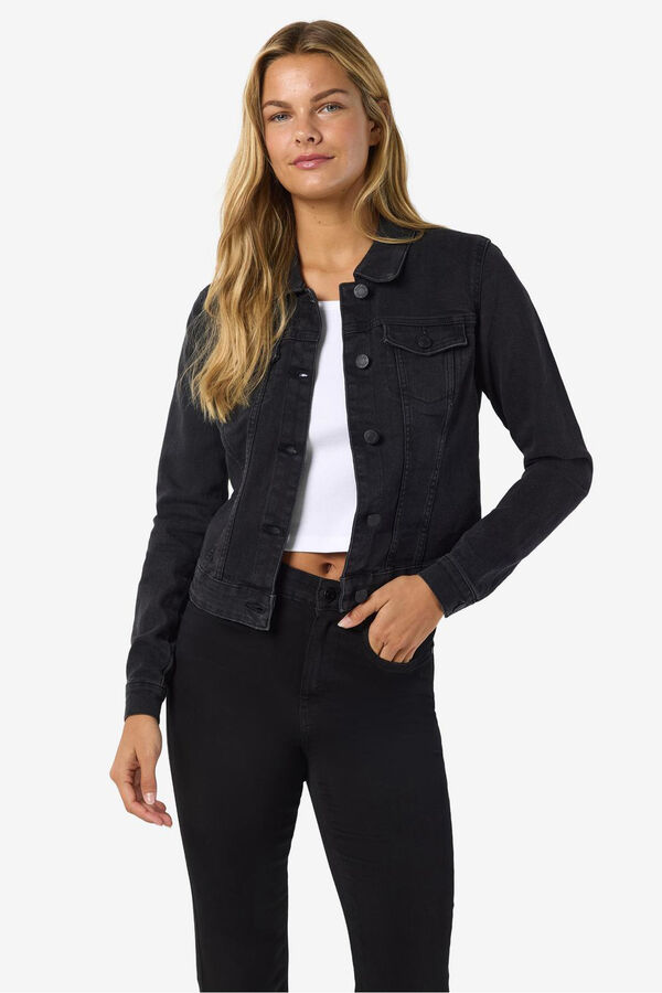 Noisy May Denimjacke Schwarz