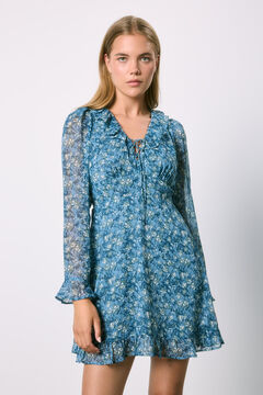 Springfield Vestido Wild azul indigo