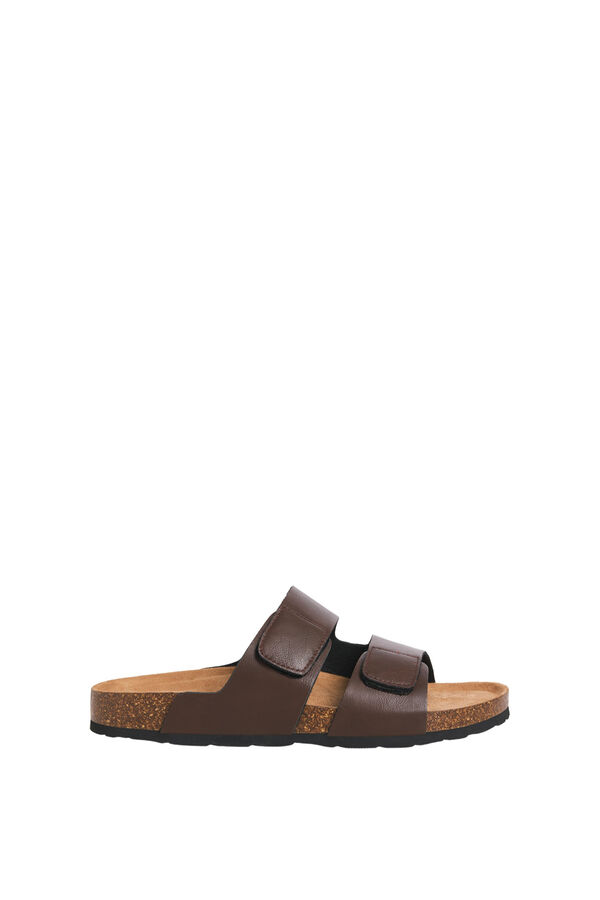 Jack & Jones Lightweight sole strap sandals nude