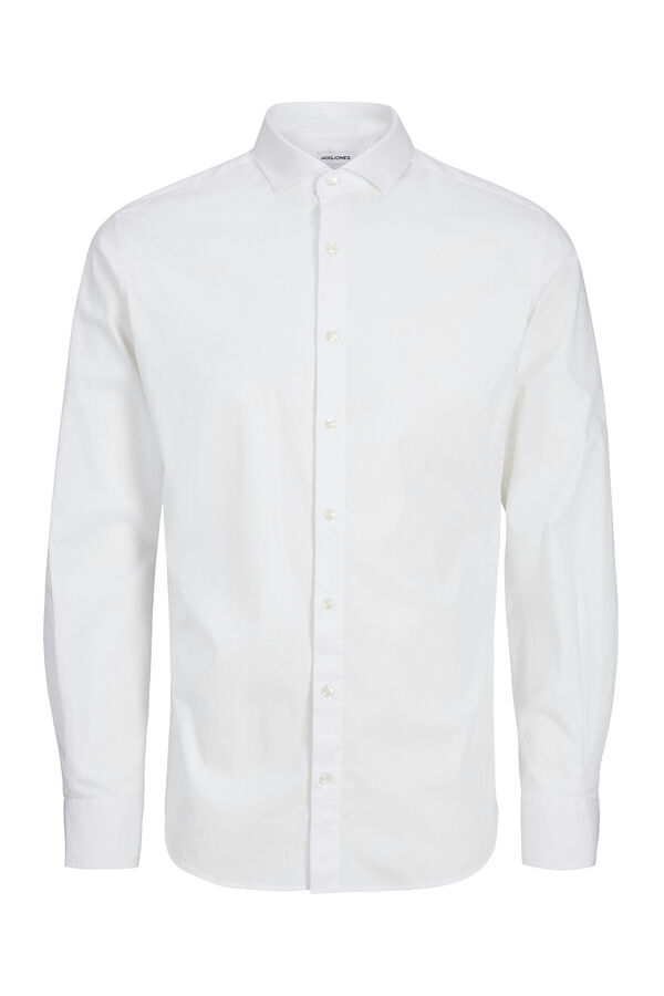 Jack & Jones Junior Camisa formal regular fit blanco