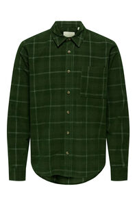 Only & Sons Camisa de manga comprida de veludo