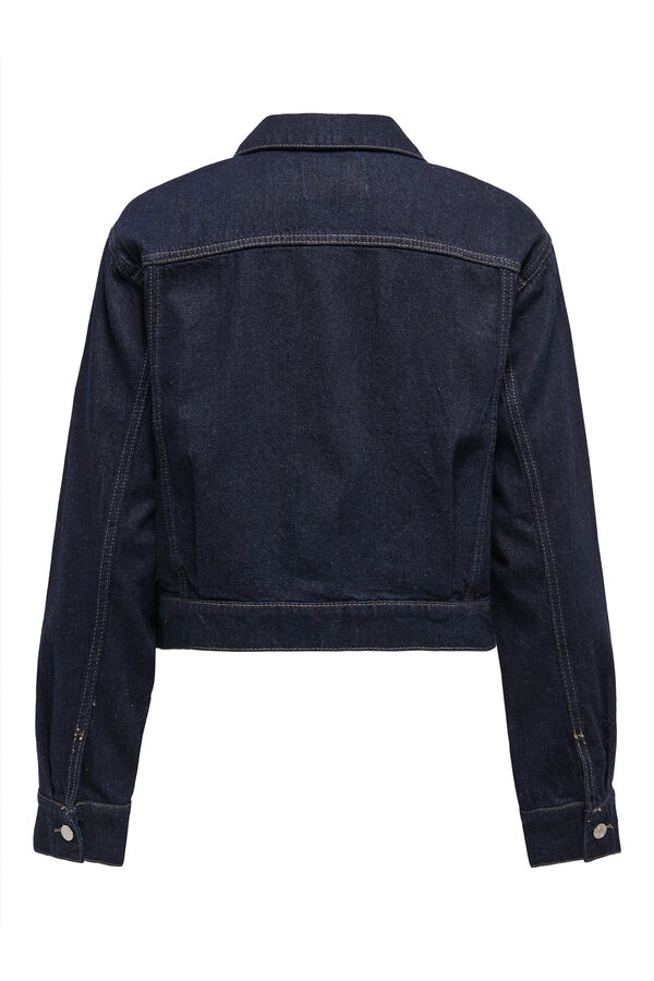 Only Denim jacket with pockets blue