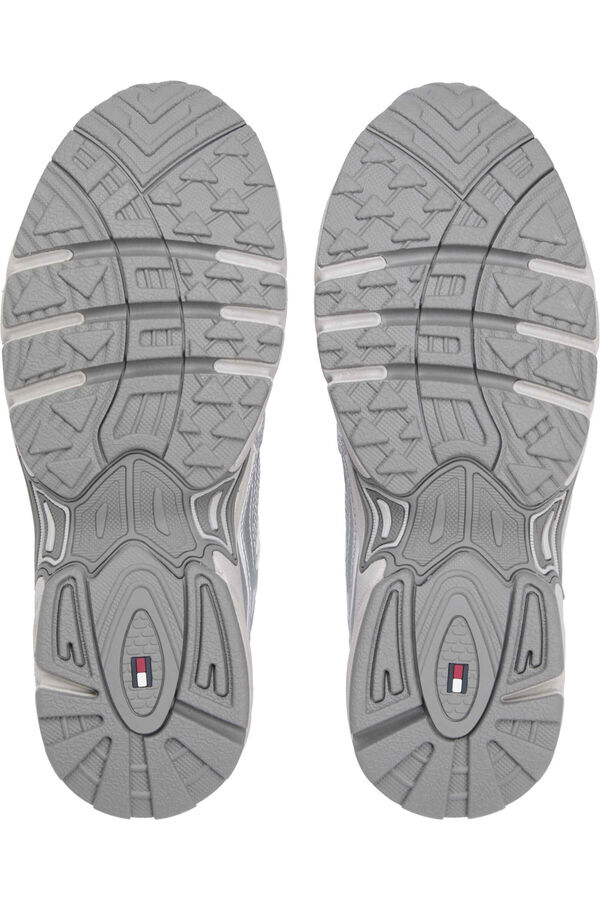 Tommy Jeans Zapatillas runner Tommy Jeans con detalles metalizados gris