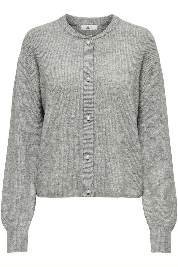 JDY C&aacute;rdigan cierre de botones gris