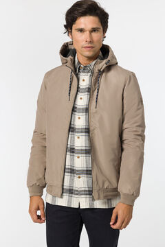Springfield Hooded jacket brown