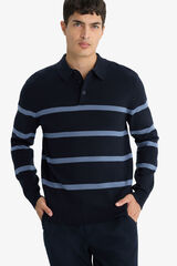 DeFacto Striped jumper blue