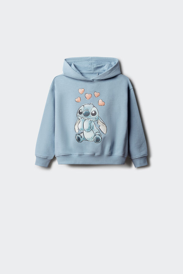 Springfield Kids Sudadera lilo & stich ni&ntilde;a azul