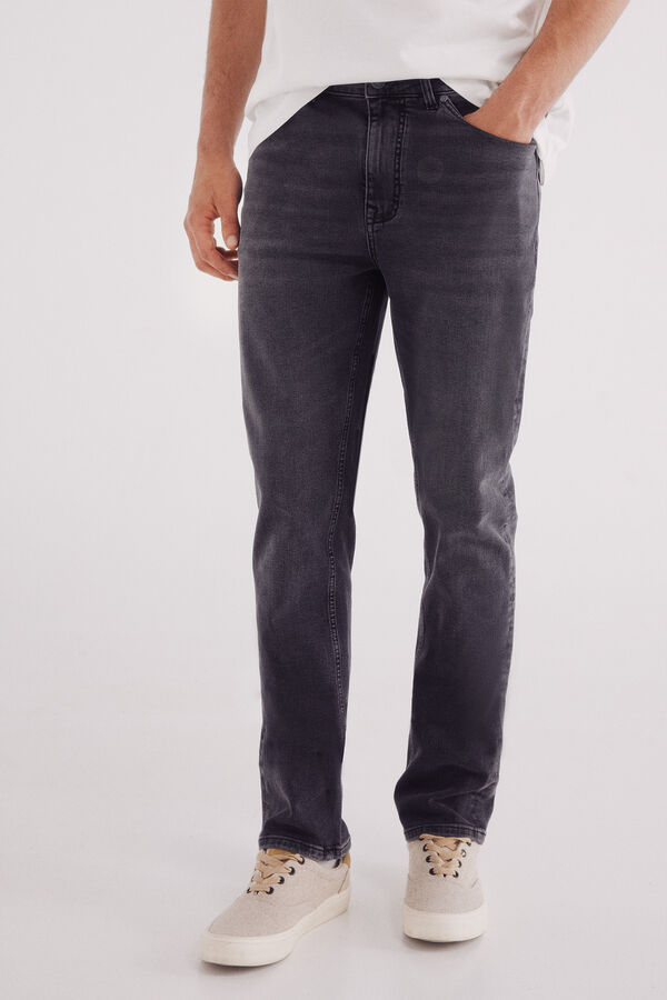 Springfield Jean slim gris foncé gris
