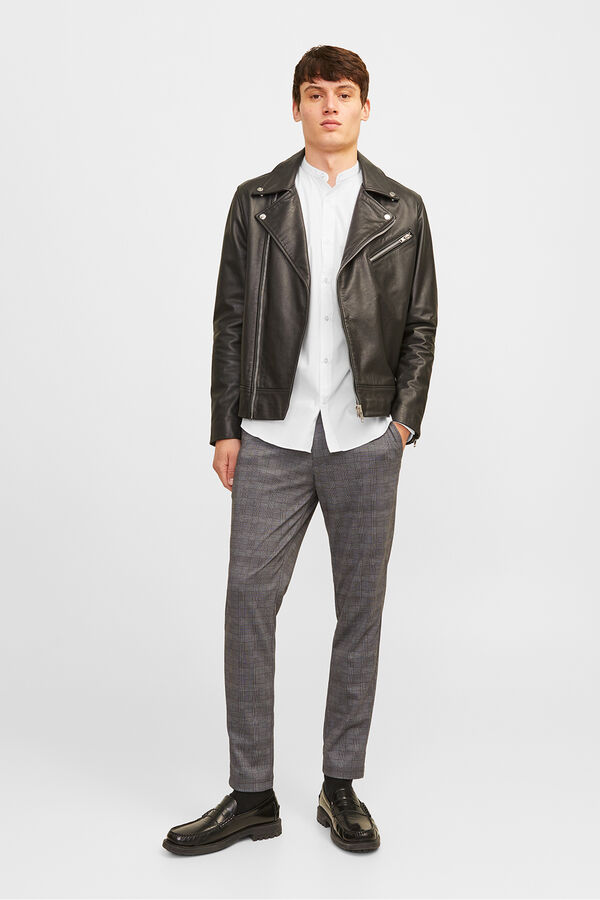 Jack & Jones Casual poplin shirt white