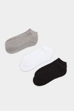 Springfield 3-pack essential ankle socks gray