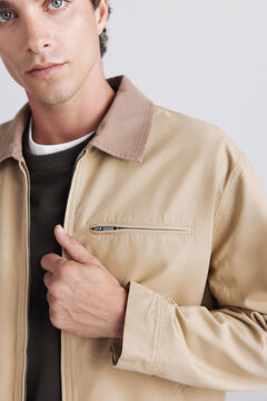 Springfield Washed cotton contrast jacket
