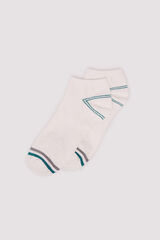 Springfield Ribbed sports ankle socks white