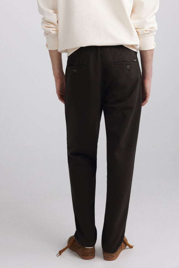 Springfield Comfort knit chinos nude