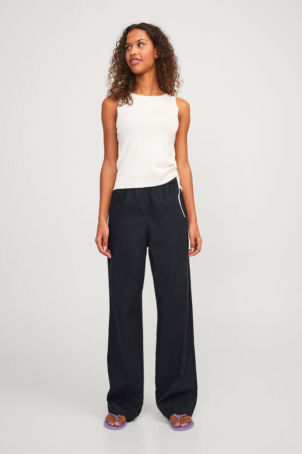 Jack & Jones Pantal&oacute;n regular fit verano negro