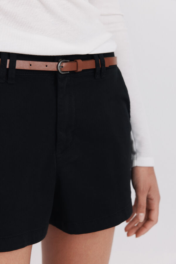 Springfield Shorts with belt black