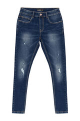 Springfield Super skinny jeans kék