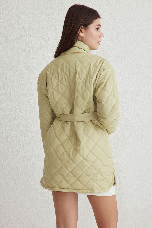 Trendyol Abrigo acolchado verde