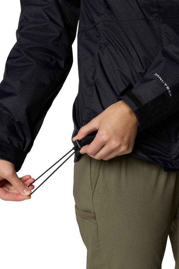 Columbia Waterproof hooded jacket noir