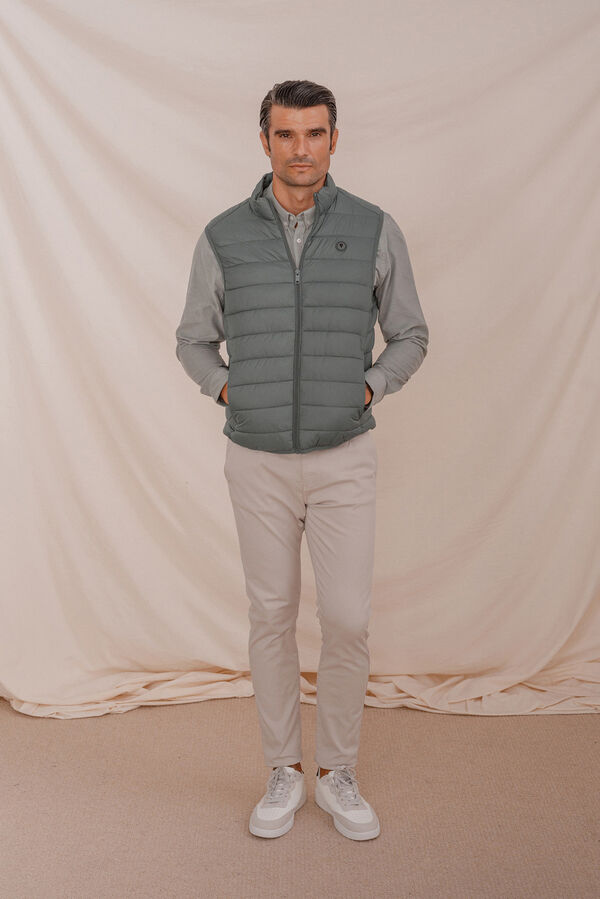 Celopman Quilted Gilet blue