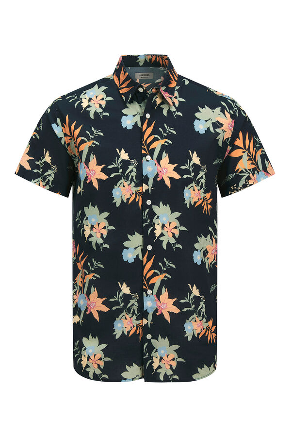 JJ REBEL Camisa estampada azul