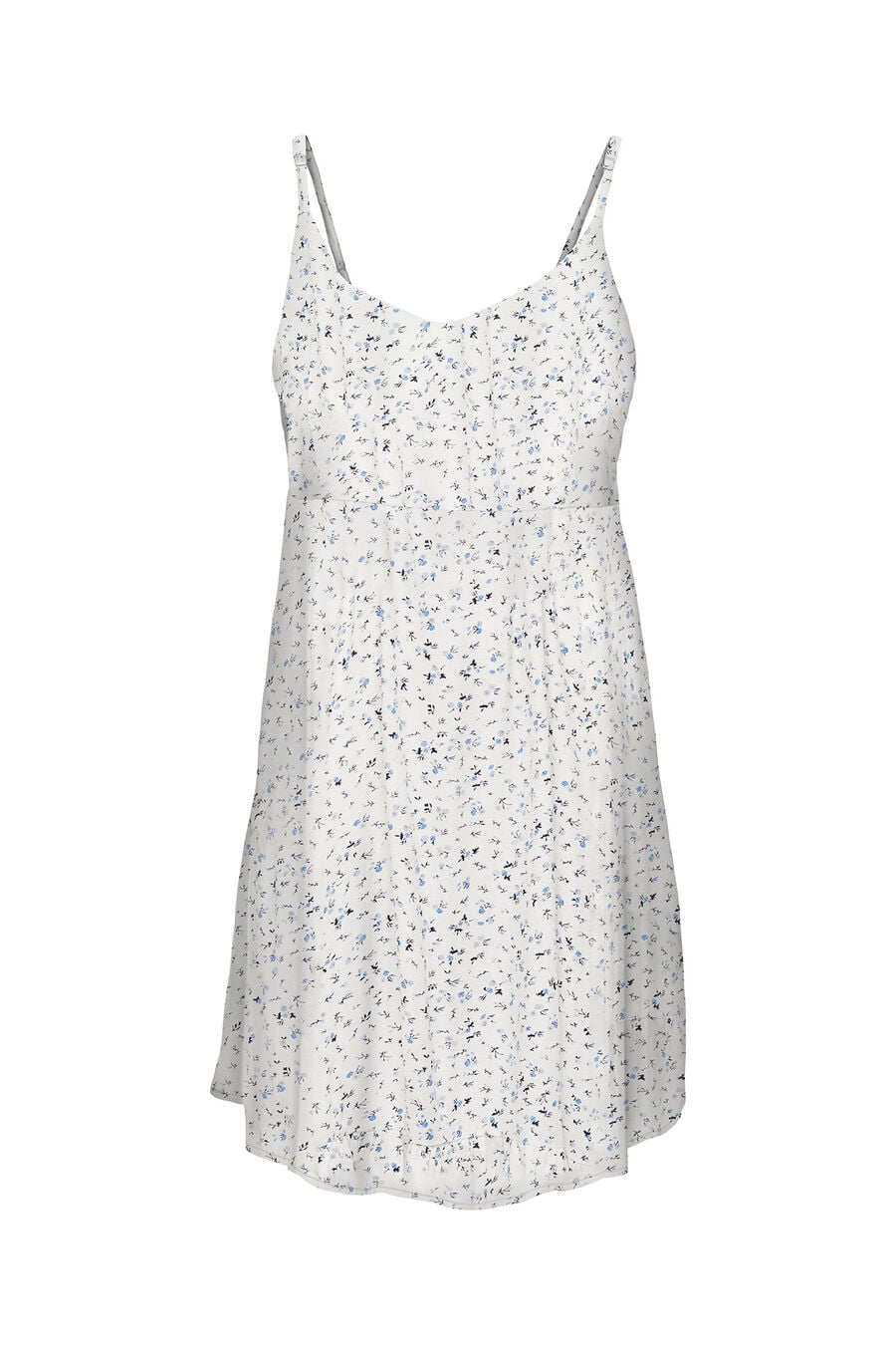 Vestido corto estampado floral