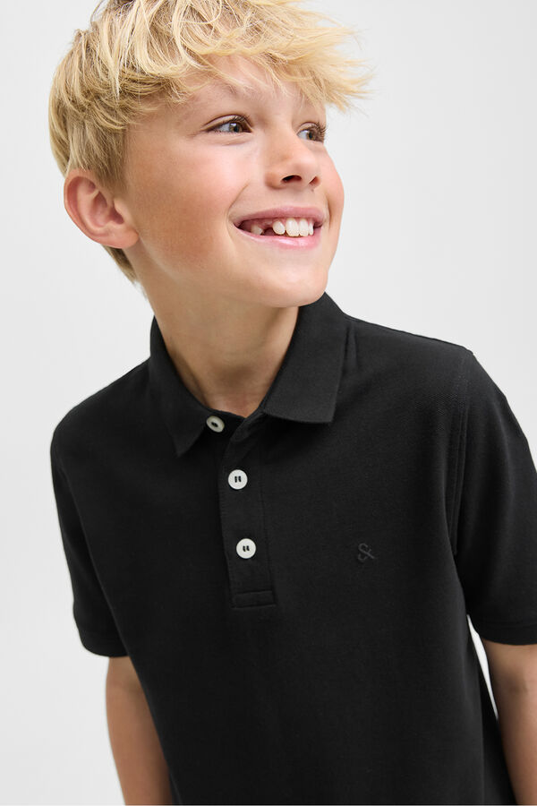 Jack & Jones Junior Classic polo shirt Crna