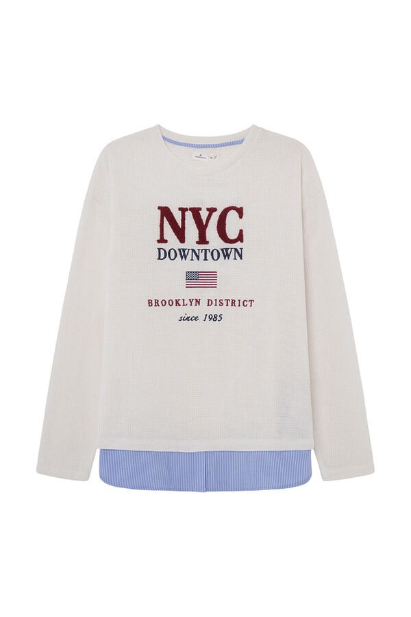 Springfield Shirt „NYC“ Chenille brown