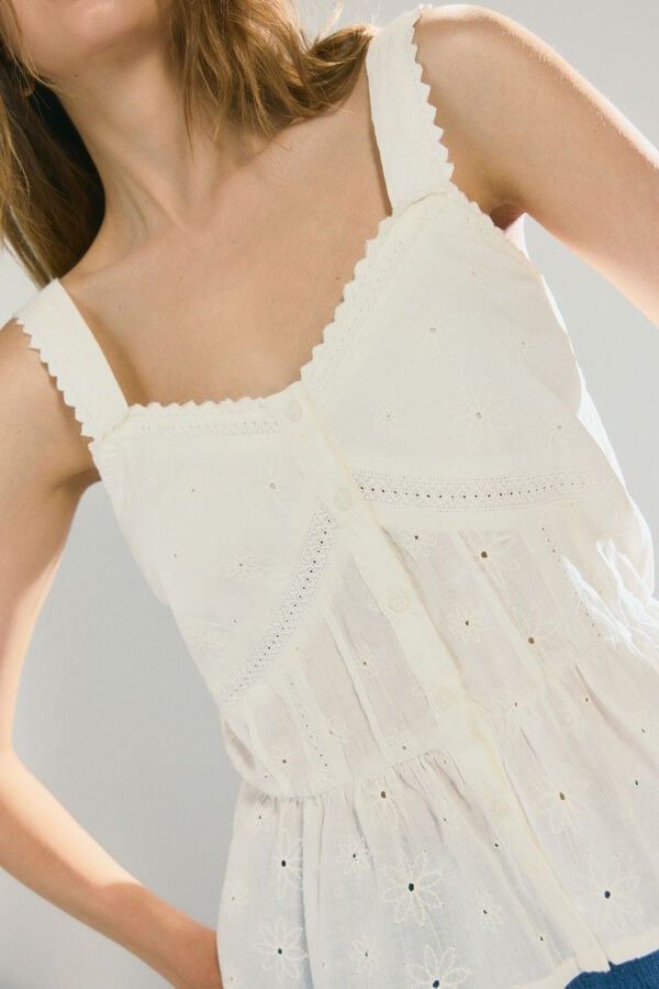 High Spirits Alba Blouse blanco