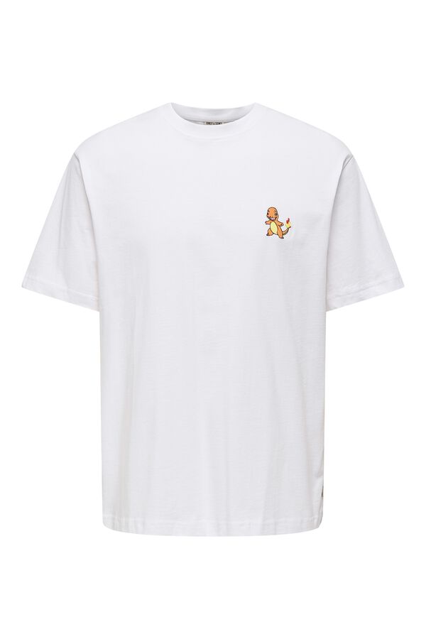 Only & Sons Short-sleeved T-shirt white
