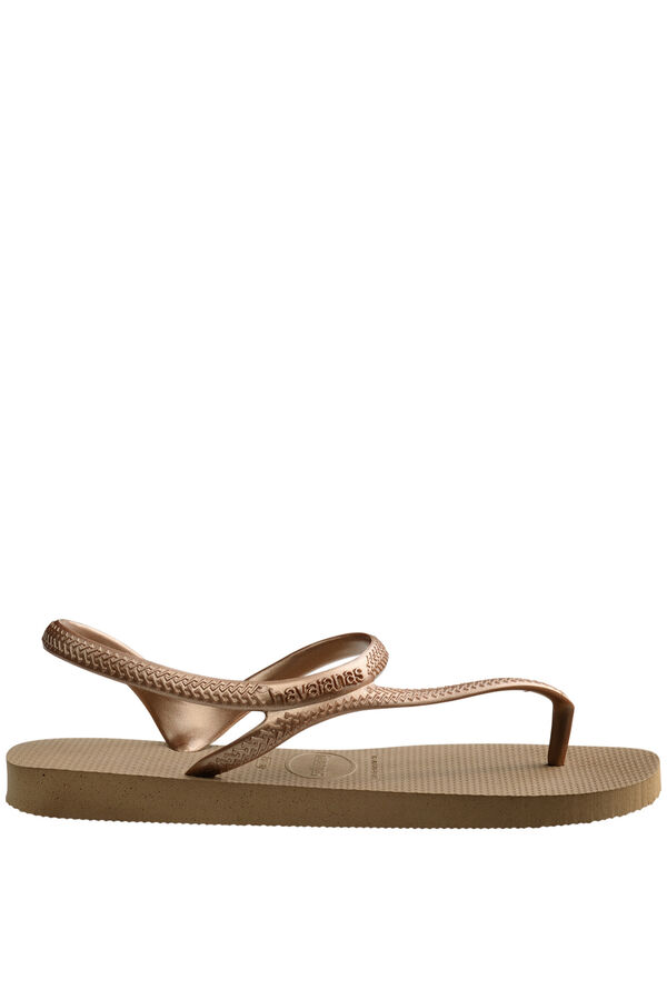Havaianas Rubber flat sandals nude