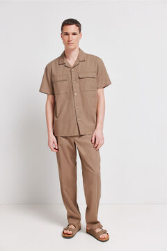 Springfield Sobrecamisa manga corta overshirt
