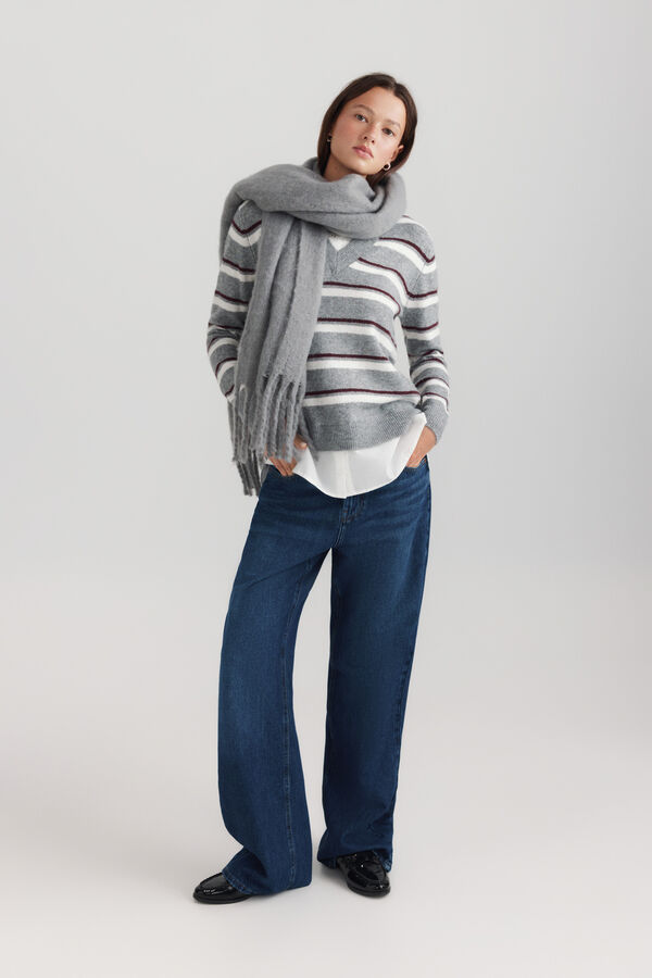 Springfield Round neck jumper grey