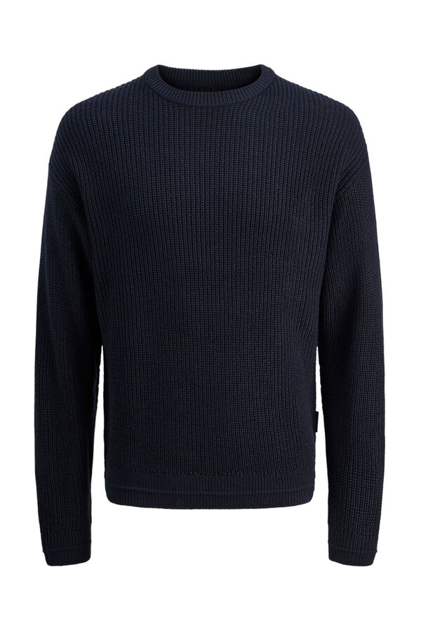 Jack & Jones Jersey b&aacute;sico cuello redondo azul