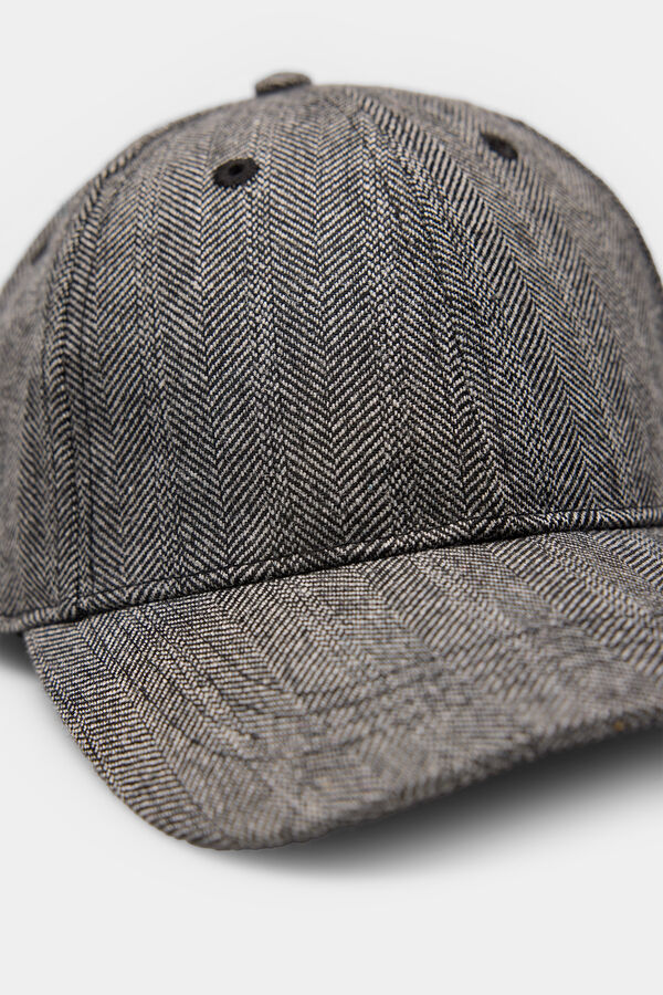 Springfield Herringbone herringbone cap grey