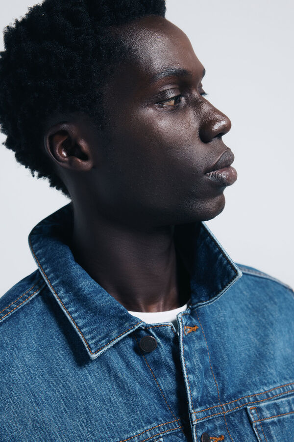 Springfield Essential denim jacket blue