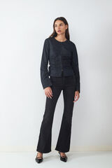 Balmohk High-rise flare jeans black